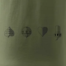 Prší - Faraon - farby hracích kariet