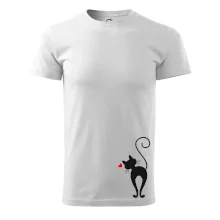 Zamilovaná mačka zozadu Zamilovaná mačka zozadu