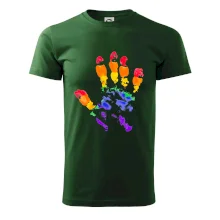 LGBT hand print