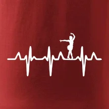 EKG tanečnice salsy