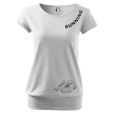 Running nápis šikmo