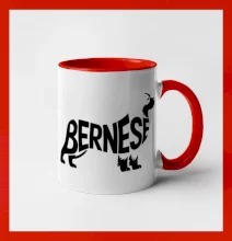 Bernese Mountain Dog nápis v tele