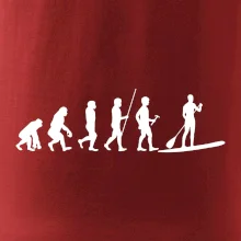 Evoluce paddleboard muž
