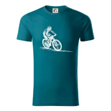 MTB kreslený cyklista MTB kreslený cyklista