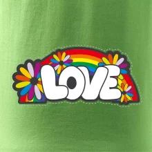 Love s dúhou v pozadí