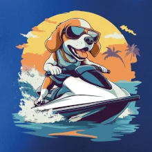 Bígel na vodnom skútri