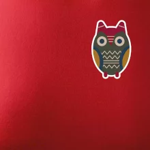 Folklór na prsníku sova