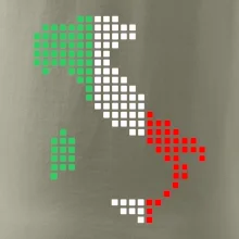 Taliansko obrys vlajka Taliansko obrys vlajka