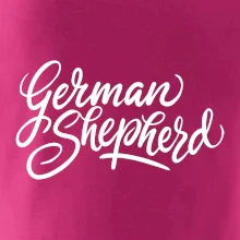 German shepherd - nápis okrasny - nápis okrasný