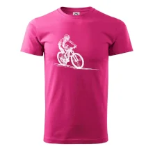 MTB kreslený cyklista