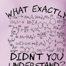 What exactly didnt you understand Chemistry