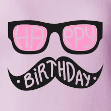 Mustache narozeniny - okuliare