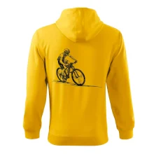 MTB kreslený cyklista MTB kreslený cyklista