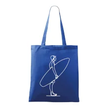 Surfer stojaci jedným ťahom