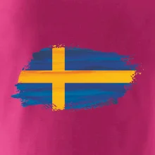 Švédska vlajka kreslená