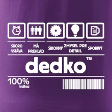 Čiarový kód - dedko