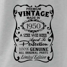 Vintage Etiketa - 1950