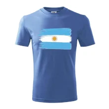 Argentína vlajka kreslená štetkou