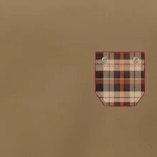 Flanelové triko hnědé