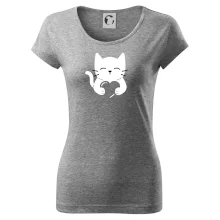 Mačka drží srdce Mačka drží srdce