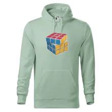 Rubikova kocka kreslená