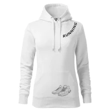 Running nápis šikmo