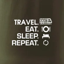 Eat sleep travel - Van