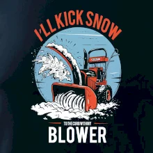 Kick snow blower Kick snow blower