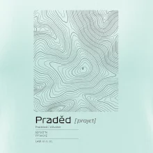 Praděd - vrstevnice v obdĺžniku