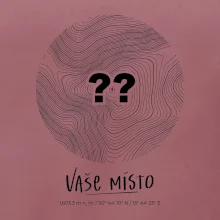 Vaše miesto - vrstevnice v kruhu