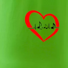 Moje srdce bije pre hudbu - srdce malé