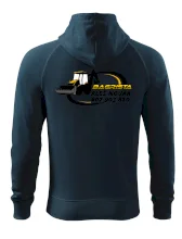 Bagrista v kruhu - vlastný nápis