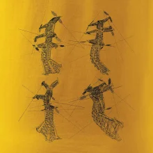 Skrútený stožiar vysokého vedenia