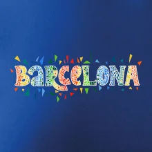 Barcelona Farebný nápis