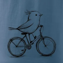 Vtáčik na bicykli
