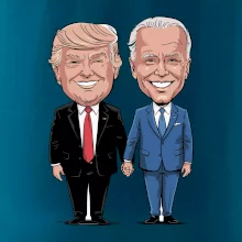 Trump a Biden - veľký kamaráti