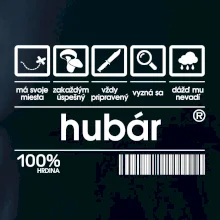 Čiarový kód - Hubár