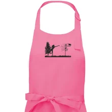 Disc golf - žena čierny obrázok Disc golf - žena čierny obrázok