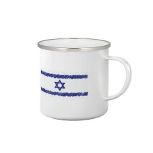 Vlajka Izrael kreslená