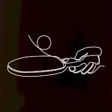 Stolný tenis jedným ťahom