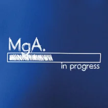 In progress titul MgA. magister / magistra umenia