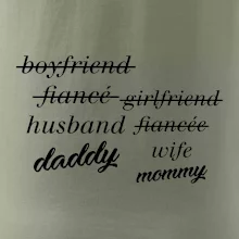 Partnerské tričko nastávajúci rodičia