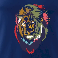 Hlava leva kreslená jednoduchá