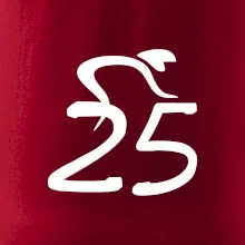 Cyklista oslavuje dvadsaťpäťku (25)