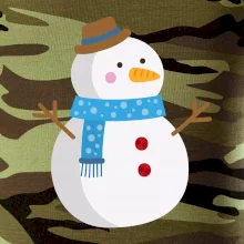 Snehuliak so šálom