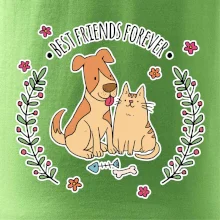 Mačka a pes best friends