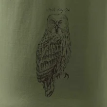 Sova bradatá Barred owl Sova bradatá Barred owl