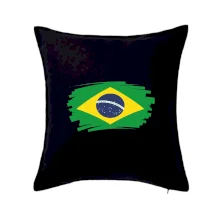 Brazília vlajka štetkou