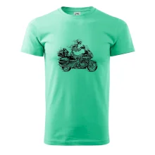 Cestovní motorka kostra