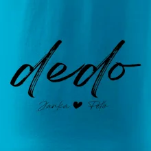 Dedo - tričko menami detí písacie písmo